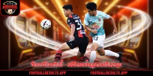 ทีมชาติไทยวันนี้ - สถิติและข้อมูลแข่งขันล่าสุด
